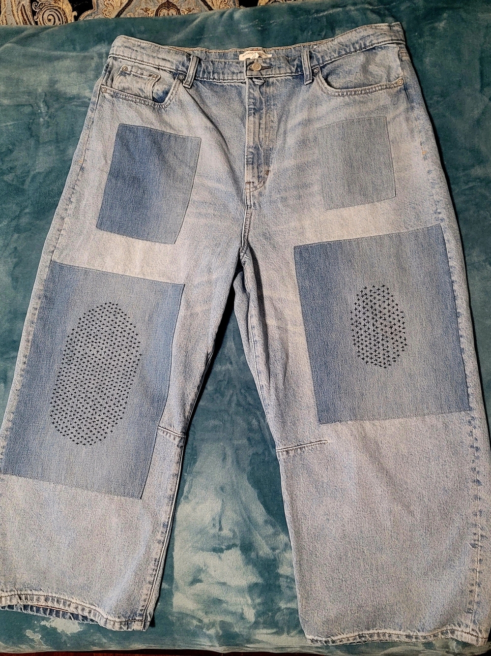 Banana Republic Light Blue Patchwork Women’s Jeans